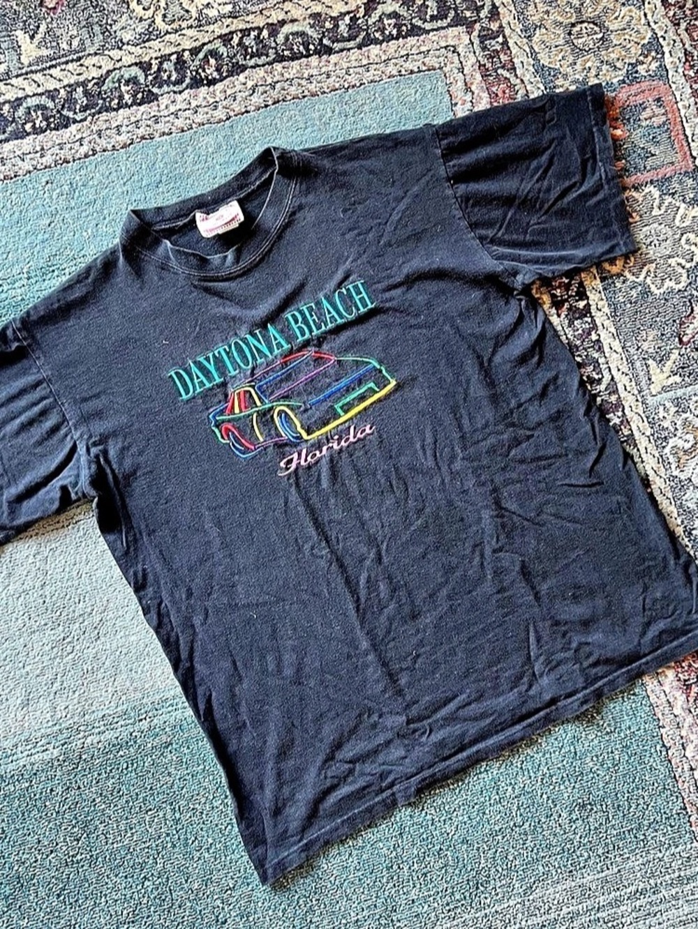 Vintage Time Square Sportswear Daytona Beach Florida graphic tee